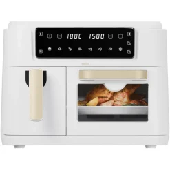 New White Dual Zone Air Fryer with Oven Cooking Appliances