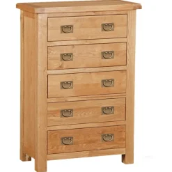 Outlet Chester 5 Drawer Chest Chest Of Drawers