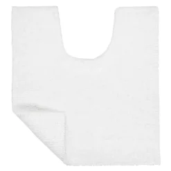 Outlet Reversible Pedestal Mat White Bath Mats