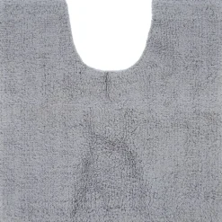 Outlet Reversible Pedestal Mat Silver Bath Mats