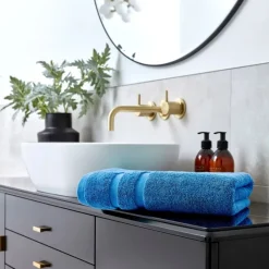 Fashion Signum Azure Blue Towels Towels