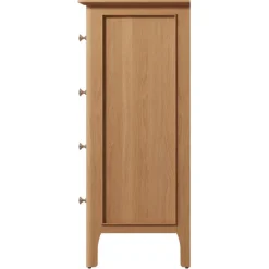 Online Coastal 4 Drawer Narrow Chest Chest Of Drawers