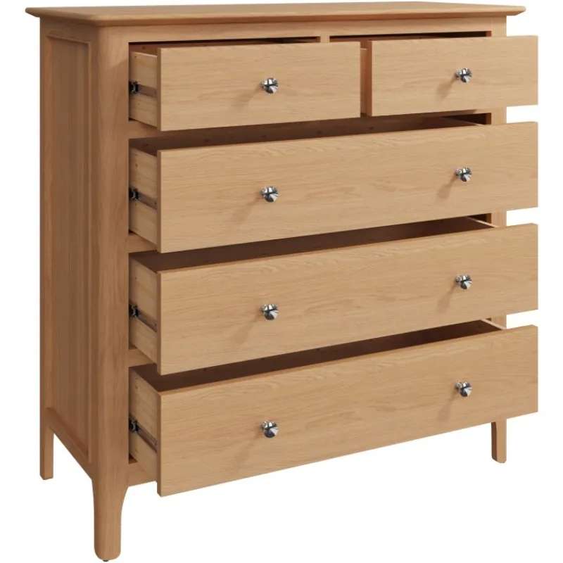 New Coastal 2 Over 3 Chest of Drawers Chest Of Drawers
