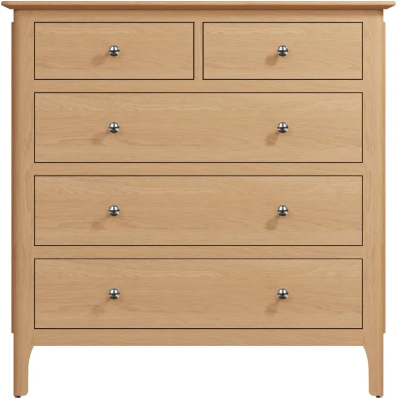New Coastal 2 Over 3 Chest of Drawers Chest Of Drawers