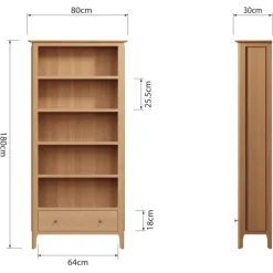 Discount Coastal Large Bookcase Bookcases | Bookcases