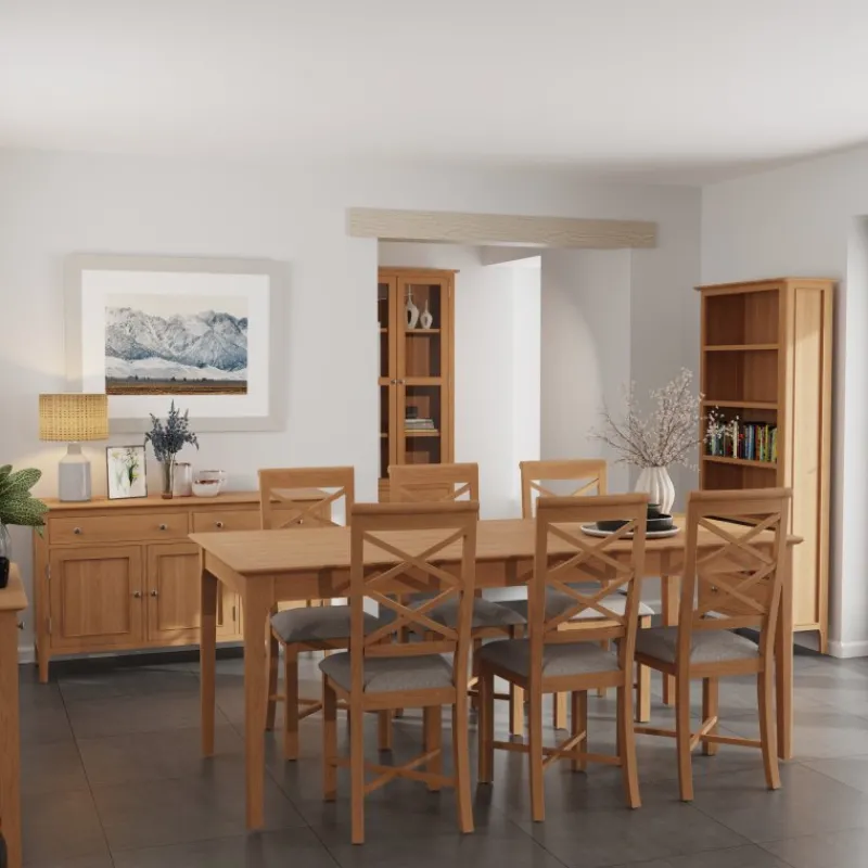 Clearance Coastal 1.6m Extending Dining Table Dining Tables