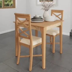Best Coastal Small Fixed Top Table Dining Tables