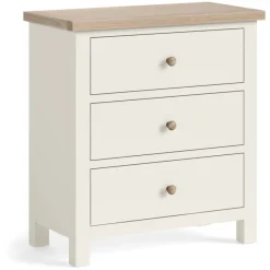 Discount Cottage Collection 3 Drawer Chest in Coconut Chest Of Drawers