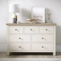 Sale Cottage Collection 3 Over 4 Chest in Coconut Chest Of Drawers