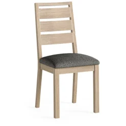 Clearance Cottage Collection Dining Chair Pair in Grey Dining Chairs