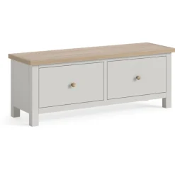 Best Cottage Collection Narrow Bedside Table in Grey Bedside Tables