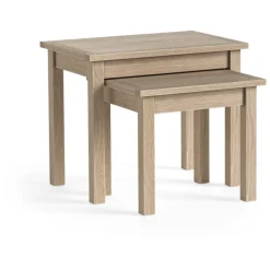 Fashion Cottage Collection Nest of Table in Oak Nest Of Tables