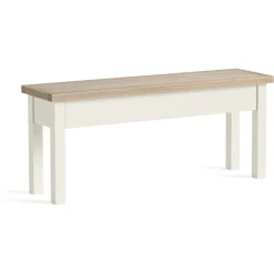 Sale Cottage Collection Shallow Storage Bench in Coconut Hall Benches