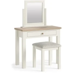 Best Cottage Collection Single Drawer Desk in Coconut Desks