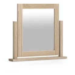 Best Cottage Collection Vanity Mirror in Oak Bedroom Mirrors