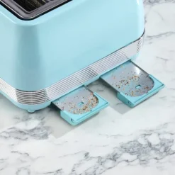 Discount Denver 4 Slice Toaster Sky Blue Kettles & Toasters