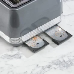 Best Denver 4 Slice Toaster Smoked Grey Kettles & Toasters