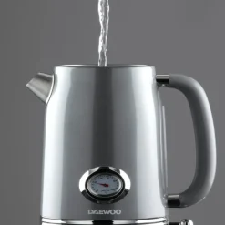Sale Denver 1.5L 3kw Kettle Smoked Grey Kettles & Toasters