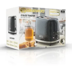 Clearance Honeycomb 2 Slice Black Toaster Kettles & Toasters
