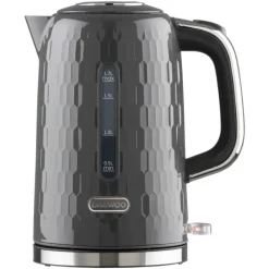 Discount Honeycomb 1.7L Grey Kettle Kettles & Toasters
