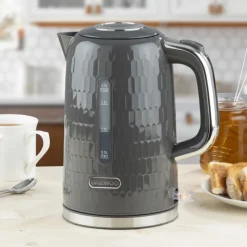 Discount Honeycomb 1.7L Grey Kettle Kettles & Toasters