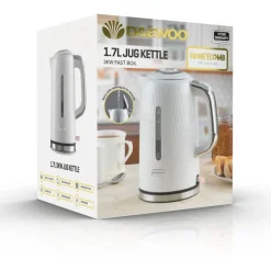 Best Honeycomb 1.7L White Kettle Kettles & Toasters