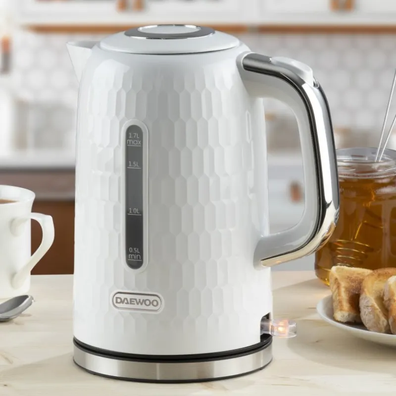 Best Honeycomb 1.7L White Kettle Kettles & Toasters