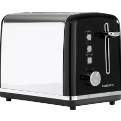 Outlet Kensington Black 2 Slices Toaster Kettles & Toasters