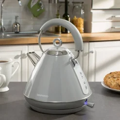 Clearance Kensington Grey 1.7L 3kw Pyramid Kettle Kettles & Toasters