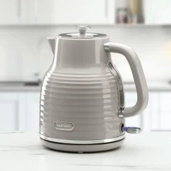 Clearance Sienna 1.7L 3KW Jug Kettle Taupe Kettles & Toasters