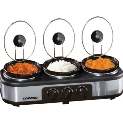 Sale Three Pot Slow Cooker Cooking Appliances