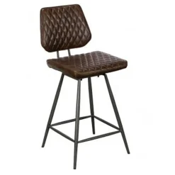 New Dalton Bar Stool in Dark Brown Dining Chairs