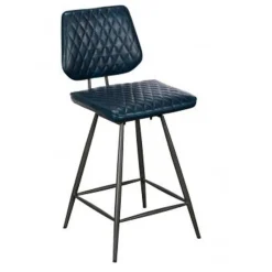 Hot Dalton Bar Stool in Dark Blue Dining Chairs