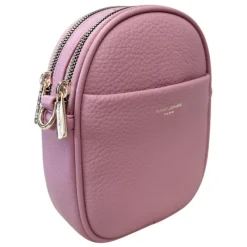 Sale Pink Double Zip Crossbody Bag Bags & Accessories