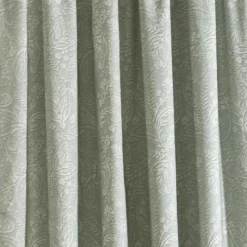 Clearance Aveline Green Ready Made Curtains Curtains