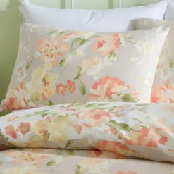Sale Flourette Natural Duvet Cover Set Duvet Covers