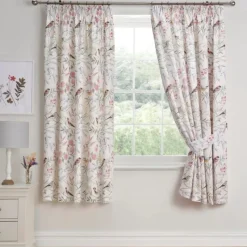 Best Pink Caraway Pencil Pleat Curtains 66" x 72" Curtains