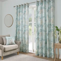 Online Wisteria Eyelet Curtains Duck Egg Curtains