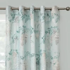 Online Wisteria Eyelet Curtains Duck Egg Curtains