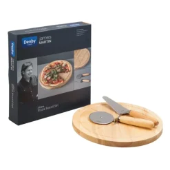 Best James Martin Pizza Board and Cutter Set Serveware