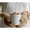 Clearance Natural Canvas Texture Large Mug Drinkware