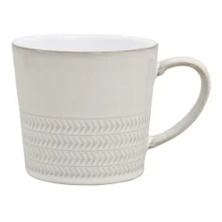 Clearance Natural Canvas Texture Large Mug Drinkware