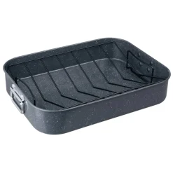 Fashion Quantanium finish roasting tray with rack Baking