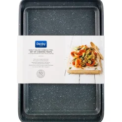 Fashion Quantanium Set of 2 Baking Sheets Baking