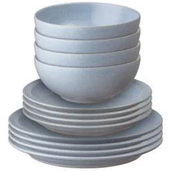 Fashion Sky Blue 12 Piece Tableware Set Dinner Sets