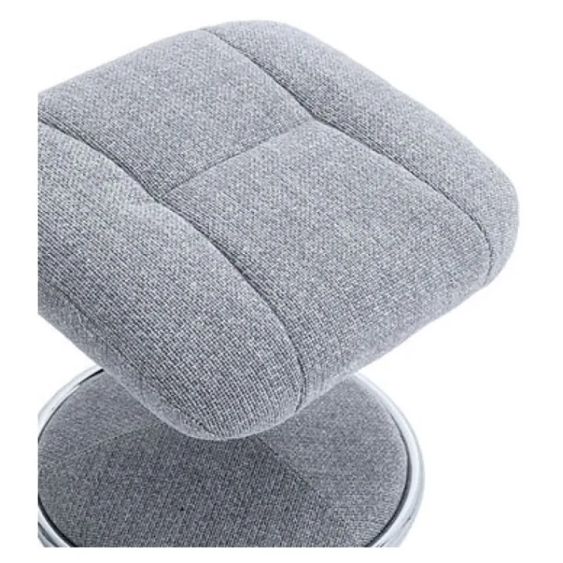Clearance Denver Swivel Chair and Stool Set in ChaCha Dove Swivel Chairs