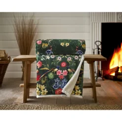 Best Black Forest Sherpa Lined Throw Throws