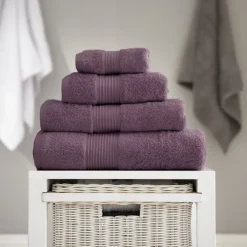 Clearance Bliss Pima Towels Grape Towels