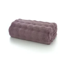 Sale Fernley Faux Fur Throw 200x150cm Purple Throws
