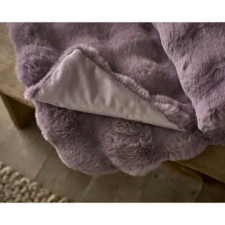 Sale Fernley Faux Fur Throw 200x150cm Purple Throws